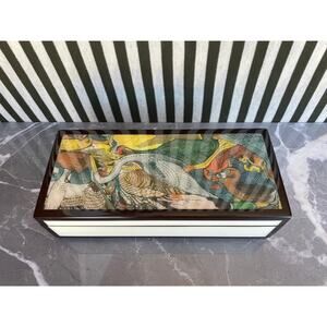 Birds Enamel Lidded Box